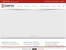 Tablet Screenshot of codetia.com